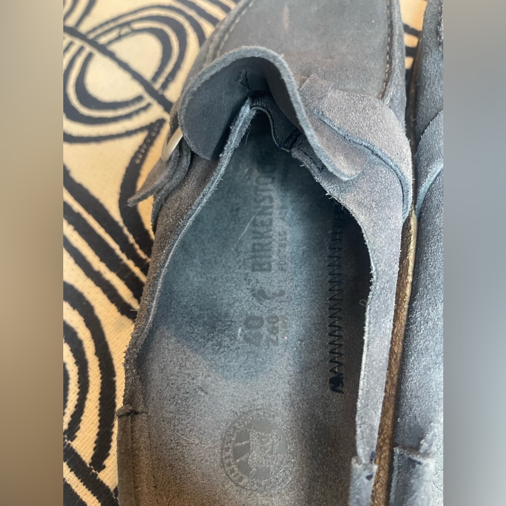 Buckley Birkenstock Navy Clogs - 40 - Picture 12 of 16